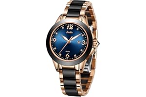 LIGE Montre Dames Mode Quartz Imperméable Montres pour Femmes Acier Inoxydable Bracelet Montre pour Fille