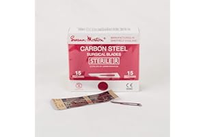 HMW Swann Morton No.15 Sterilised Surgical Blades (x 100 Single Blades)