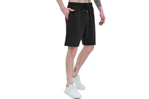 Smith & Solo Pantalones cortos deportivos para hombre, de verano, de algodón, para correr, fitness, entrenamiento, tenis