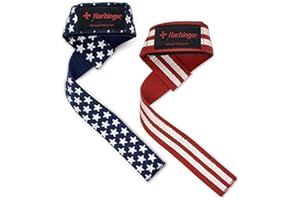 ‎HARBINGER Harbinger Zughilfe für Gewichtheben, Handgelenkschutz Beim Krafttraining, Schwarz