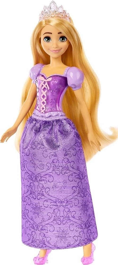 Mattel Disney Princess Rapunzel Muñeca princesa película Enredados, juguete +3 años (HLW03)
