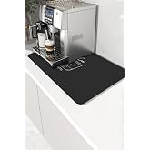 Valerine Life Kahve Makinesi Matı, Gri, Su Ge&ccedil;irmez, Kaymaz, Yıkanabilir, 35x45 cm, Espresso Makinesi, &Ccedil;ay makinası altı mat 