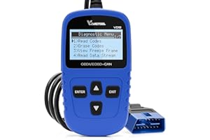 OBD2 Code Reader, VDIAGTOOL VD10 OBD2 Scanner Engine Fault EOBD Scanner for Turn Off CEL with Live Data/Freeze Frame/I/M Readiness for All OBDII Protocol Cars, 2025 New Version Car Diagnostic Tool