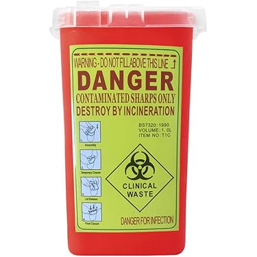 Contenitore Oggetti Taglienti Usa E Getta 1 Litro - Per Lame, Aghi, Rifiuti Medici - Foto 5