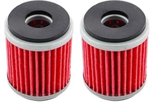 MCHNIC 2x Ölfilter für Yamaha WR 125 R, WR 125 X, YZF-R 125, MT 125 Ersetzen HF141 / K&N KN141