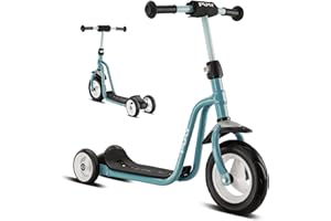 ‎PUKY PUKY R 1 Classic Scooter | Sicherer Roller für Kinder ab 2 Jahren | Rutschfestes Trittbrett | Höhenverstellbarer Lenker | Top Fahrrad-Alternative
