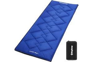 KingCamp Bawełniana nakładka na łóżko polowe – super lekka i przenośna, uniwersalna na łóżko kempingowe, leżak ogrodowy, leżak do opalania, również jako mata do spania lub koc podróżny, na kemping, do