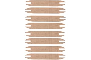 freneci 8X Bois Tissage Navette Bâtons Bois Tige Métier à Tisser Pull Approvisionnement Outils à Main