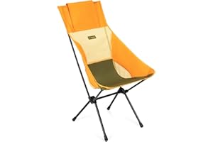 Helinox Chaise de camping légère et pliable à dossier haut - Multiblock - Chaises d'extérieur de 9 kg - Chaise de pique-nique portable - Avec poches latérales