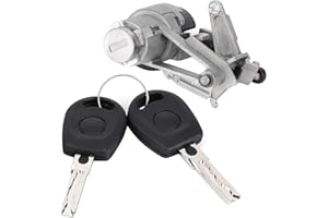 Asical Cilindro de cierre para portón trasero, repuesto para Golf 4 1J1 Lupo 3L 6X1 6E1 Arosa 6H cilindro cerradura maletero número pieza 1J6827297G 1J6827297C