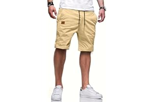 Tansozer Pantalones Cortos Hombre Verano Casual Shorts con Bolsillo