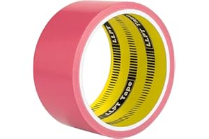 LLPT Taśma klejąca Taśma dekoracyjna Taśma z tkaniny 1 rolka 5 cm x 9 m x 11 mil do majsterkowania Dekoracja wnętrz i na zewnątrz Kolor różowy (DT601PK)