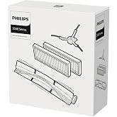 PHILIPS XV1433/00 Vakum ve Paspas Robotları 2000 ve 3000 Serisi Orijinal Yedek Kit. 2 EPA11 Filtre, 1 Ana Fır&ccedil;a ve 1 Yan Fır&ccedil;