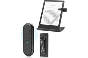 SZILBZ Voltapagina per Kindle Paperwhite Scribe Kobo E-Book E-Readers Accessori, RF Telecomando Voltapagina per ipad/iPhone Tablet Leggere Romanzi e Scattare Foto