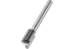 Trend Trade Straight Two Flute Router Cutter Bit, 1/4 Inch Shank, 12mm Cut Diameter, Tungsten Carbide Tipped, TR12X1/4TC
