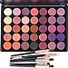 Sleek Glitter Eyeshadows Plaette, Lover Bar 35 Colour Pigment Highlighter Makeup Warm Matte Shimmer Earth Tone Glow Pressed Smokey Eye Shadow Pallet Make Up Brushes Set Professional Beauty Cosmetics Kit (35P)
