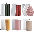 Lot De 2 Moules En Silicone 3D Pour Bougies De Noël - Formes Décoratives - Fabrication Savon Ou Bougie Maison (Rose)