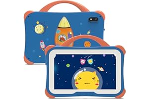 ‎WEELIKEIT Weelikeit Kindertablet 7 Zoll – Android 14 Tablet für Kinder mit Hülle, 8GB RAM (4+4) & 64GB Speicher (erweiterbar 512GB), WLAN, Dual Kamera, Kindersicherung, Geschenk für Kinder ab 3–14 Jahren (Blau)