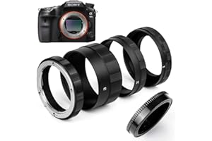 Fotover Anillo de extensión macro para cámaras eléctricas Sony A99II A77II A7X A3500 A68 A57 A99 ILCE-3000 A55 A33 A58 A35 A37 A77 A65 Minolta α5000 α7000 AF con lente trasera Casquillo.