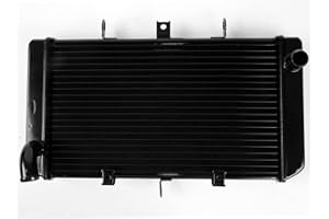 XMT-MOTOR Radiatore per moto compatibile con Kawasaki Z750 2007-2010 Z800 2013-2016 Z1000 2007-2009