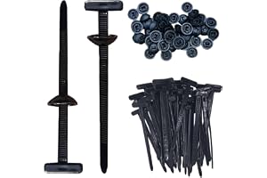 50 st universella nylonkabelband för bil, självlåsande, slipsnålar, fästklämmor, plastnitar, bilreparationsfästen, snabbfixer