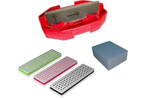 IGOSKI Snowboard Ski Edge Bevel Tuning ski Wax kitSnowboard Toolski Edge Sharpener Tuner Side Ski Angle Tool & Diamonds & Gummi Stone (Tool+Diamonds + Gummi Stone)