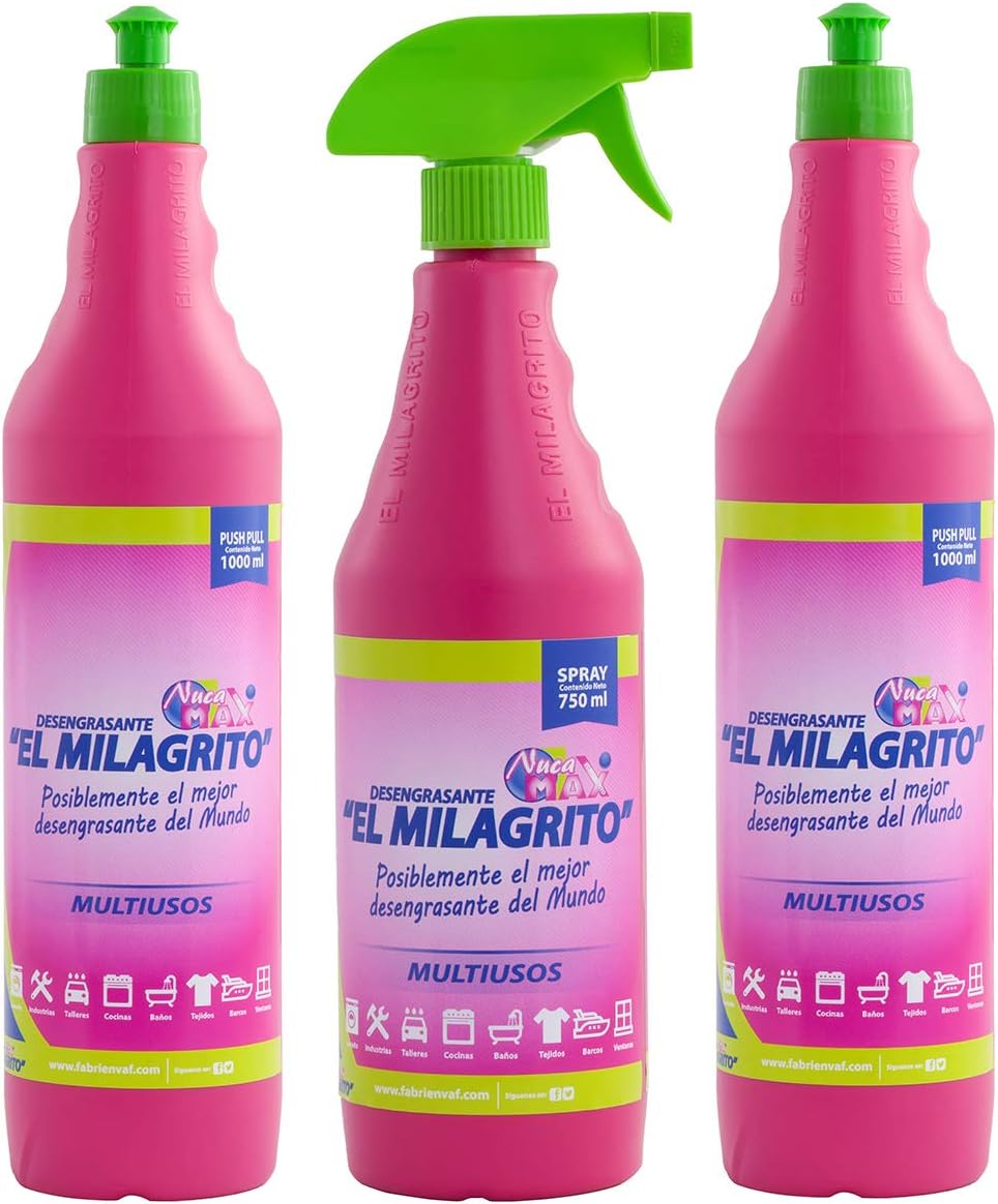 Milagrito Desengrasante Nuca Max, 1L - Mise en situation et utilisation