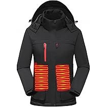 EMATOP Beheizbare Jacke Damen Herren - Elektrische Heizjacke Mit 3 Temperaturstufen - Winddicht