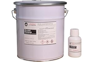 La Boutique du Composite Gel Coat 5kg pour Bateau Fibre de Verre + catalyseur