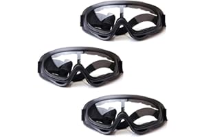 HONGCI 3er Schutzbrille für Kinder－Outdoor Schutzbrille für Kinder Schutzbrille Brillen für Nerf N-Strike Elite Gun Spielzeugpistole Augenschutz&Laborarbeit Schutzbrille