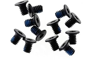 LEFIX 12 x Torx Screws T5 M2 x 3 Black Screw for Razer Blade 13" 14" 15" 16" 17 18" Laptop,Threadlocker Blue Coating