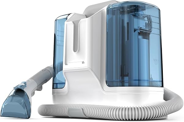 Rivenara Shampouineuse Nettoyeur Canapé Tissu - 450W Injecteur Extracteur Vapeur Voiture Tapis Moquettes Aspirateur Détacheur Pour Matelas Laveur