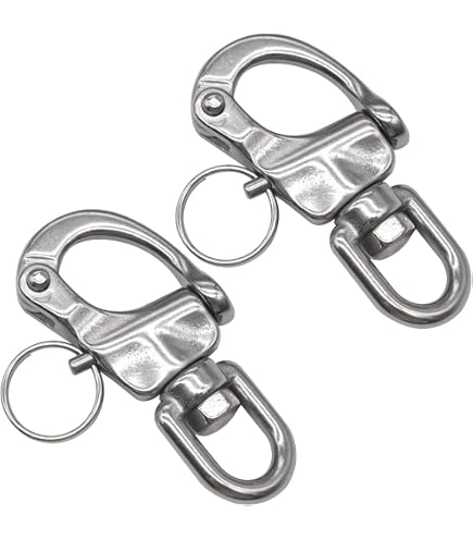 Lot De 20 Manilles Galvanisées M14 - Pour Chaînes, Sangles, Cordages. En Acier, Résistantes, Utilisation Levage, Marine, Bricolage. - 14