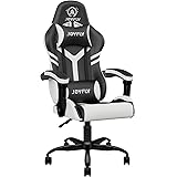 JOYFLY Sedia da Gaming, Ergonomic, per PC, Sedia Gamer con Supporto Lordosi, Stile Racing, con Poggiatesta, Regolabile in Alt