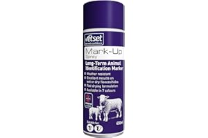 Sheeps Wool Marking Spray 450ml | Fast-Drying Livestock Identification Spray for Sheep & Lambs | Weather-Resistant, Long-Lasting Colour | British Wool Board Approved by VetSet