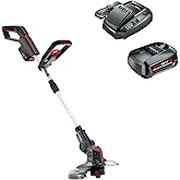 AL-KO Akku-Rasentrimmer GT 1825, 18 V Li-Ion Akku (Akku und Ladegerät im Lieferumfang), 25 cm Schnittbreite, Teleskop-Schaft,