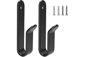 BloomExcellent 2Pcs Rust-Proof Snowboard Wall Rack Hanger Reusable Snowboard Holder Wall Mount Indoor Home Horizontal Snowboard Wall Mount Clips for Home and Garage