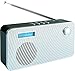 Produktbild SCHWAIGER 081- Digital Radio DAB/DAB+, tragbar, mit Stab-Antenne und Wecker-Funktion, UKW & DAB Empfang, Betrieb via Netzteil oder Batterie, beleuchtetes LCD Display, automatischem Sendersuchlauf