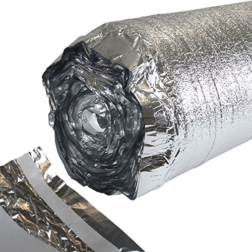 150 m² ALU Trittschalldämmung 2 mm für Laminatunterlage oder Parkettunterlage mit Dampfsperre