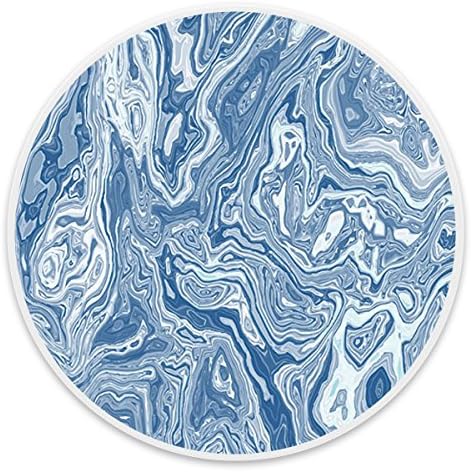 Cheap Pop Out for Mobile Phone, Expanding Pop Grip Mount Holder Stand Sockets for iPhone X,Smartphones and Tablets - Blue Hologram Marble White