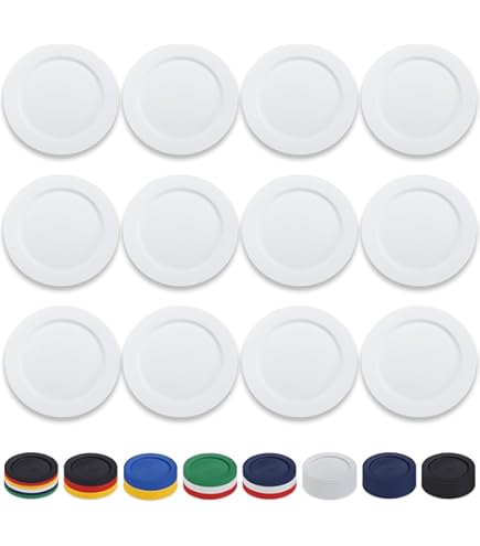 GBACHOOSE 50 stuks vierkante plastic borden met zilveren rand (2 maten, 16,5 x 16,5 cm / 24 x 24 cm), herbruikbaar feestservies, herbruikbare witte serveerborden, vlees, vis, sushi, salade, antipasti