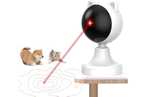 Auezona Juguetes para Gatos, Laser Gato Juguete Gato con Modos Rápido y Lento, USB Recargable Juguete Interactivo Gato, Juguetes para Gatos de Interior