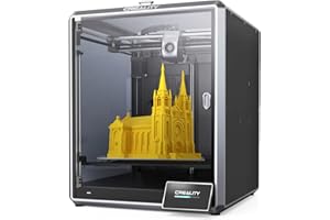 Creality Stampante 3D K1 MAX, avanzata tecnologia di stampa FDM, velocità di stampa 600 mm/s, con raffreddamento a doppia ventola, accelerazioni 2000 mm/s², 32 mm³/s, posizione asse Z