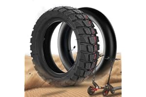GLDYTIMES 10 inch 10x3 255x80 80/65-6 Off-road Rubber Outer Tire & Inner Tube Set Replacement for Zero 10x/ Apollo Pro/Kugoo M4 Pro Electric Scooter Go karts ATV Quad Speedway| Anti-explosion Tyre