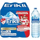 Erikli Doğal Kaynak Suyu Pet Şişe 6x1.5 L
