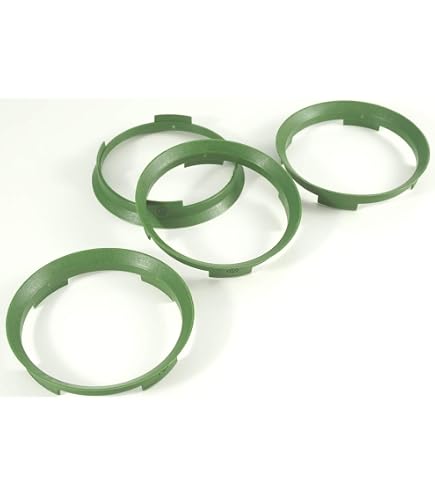 4 Bagues De Centrage 70,0 Mm → 65,0 Mm - Pour Jantes Aluminium, ABS, Anti-Vibrations