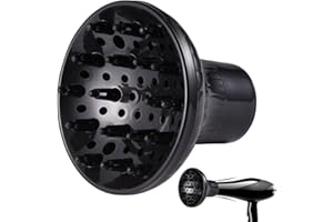 LOVEMETOO Diffuseur Seche Cheveux Universel | Diffuseur Cheveux Bouclés | Diffuseur Cheveux Réglable Pour Sèche Cheveux | Embout Seche Cheveux 3,5cm À 5cm Pour Cheveux Ondulés Cheveux Raides