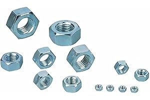 FRIULSIDER DADO DADI ESAGONALI IN ACCIAIO ZINCATO UNI 5588 - CONFEZIONE 20 pezzi (8 mm)