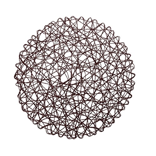 Preisvergleich Produktbild Fenteer Rattan Platzdeckchen Hängen Dekoration - Braun