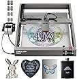 WOL3D Creality Falcon 2 40W Laser Engraver, 40W Output Laser Engraver Machine, DIY Laser Cutter and Engraver Machine with Air Assist, 25000mm/min Speed Laser Engrave for Wood, Metal, Acrylic, Leather